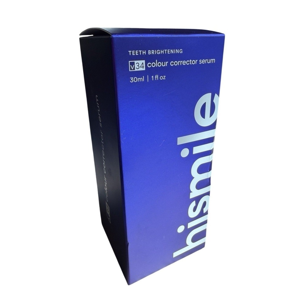 Hismile Teeth Brightening V34 Colour Corrector Serum 1 fl oz NEW IN BOX